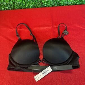 NWT Victoria's Secret Black Bomb Shell  32AA Adds 2 Cup Sizes Push Up Bra New